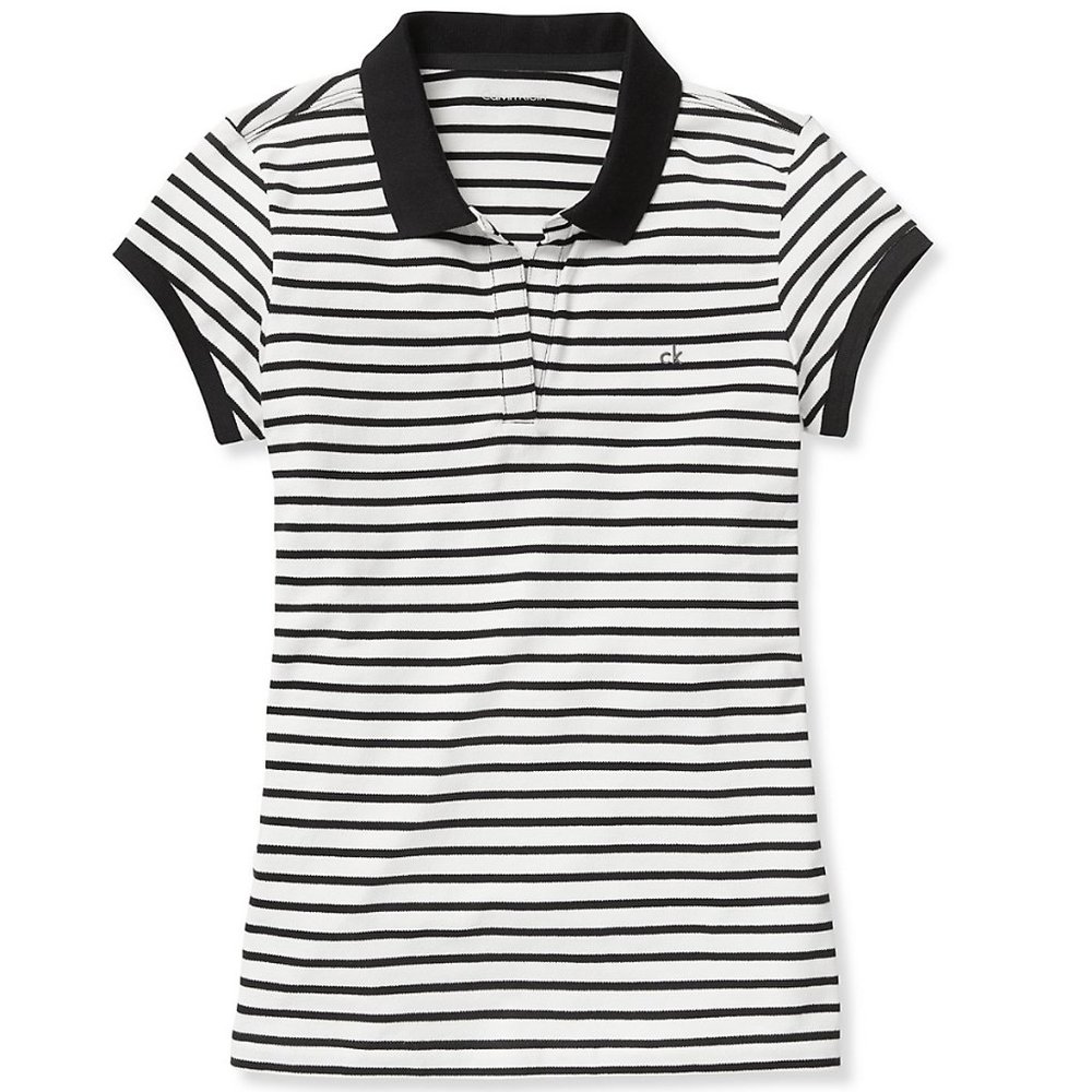 Calvin Klein Cotton Striped Women Polo